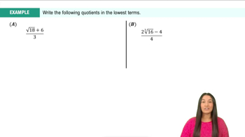 Rationalizing Denominators Example 3