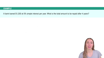 Simple Interest Example 5