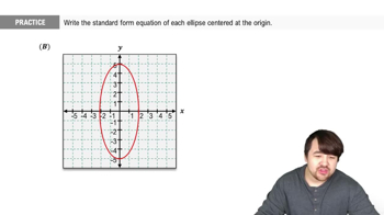 Ellipses At The Origin Practice 2