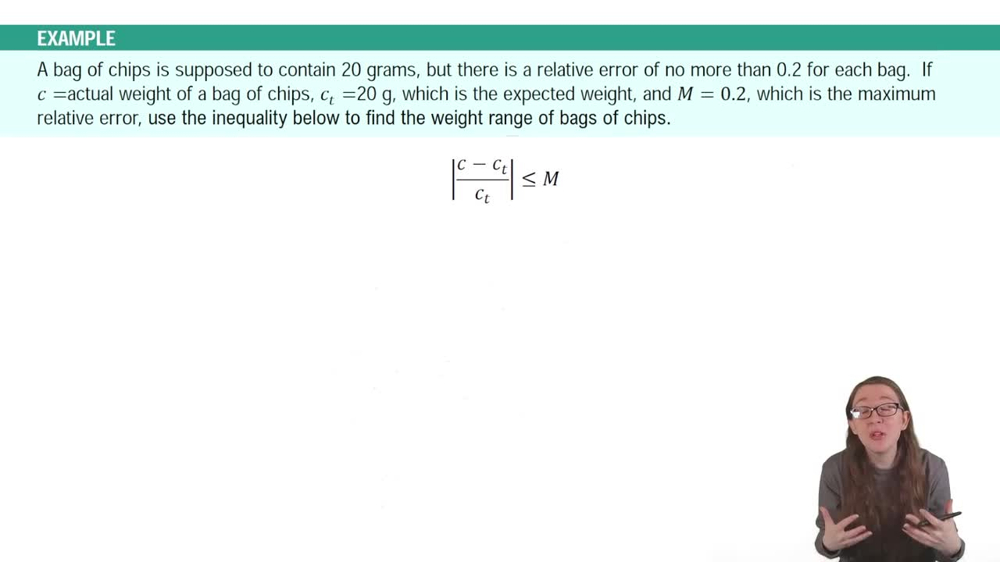 Solve Absolute Value Inequalities of the Form |X|<a Example 1