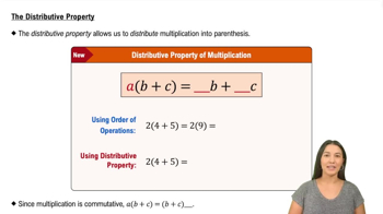 The Distributive Property