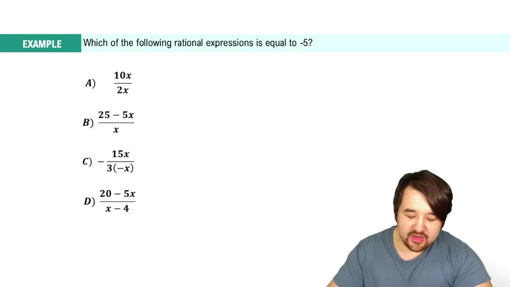 Simplifying Rational Expressions Example 2