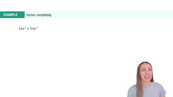 Sum & Difference of Cubes Example 6