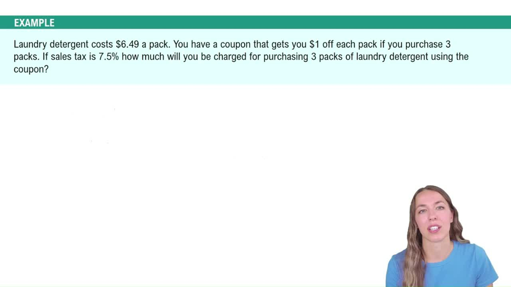 Translating Percent Problems Example 4