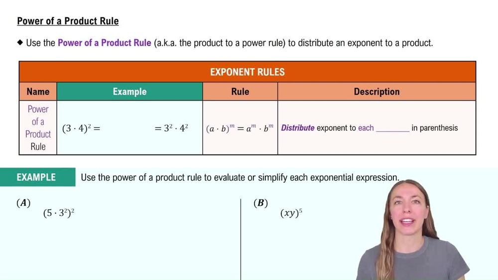 Power of a Product Rule