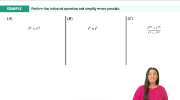 Higher Powers of i Example 1