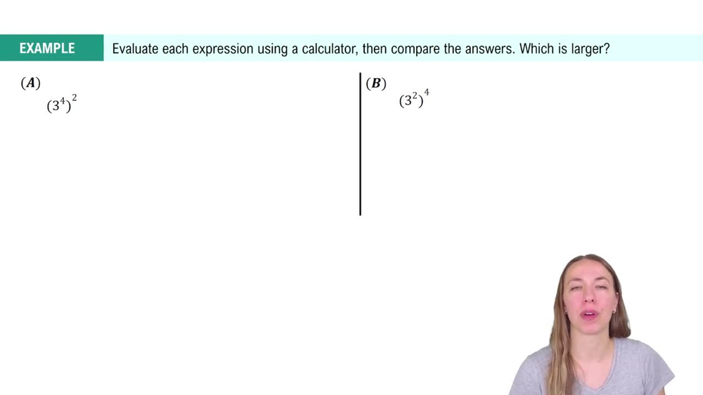 The Power Rule for Exponents Example 1