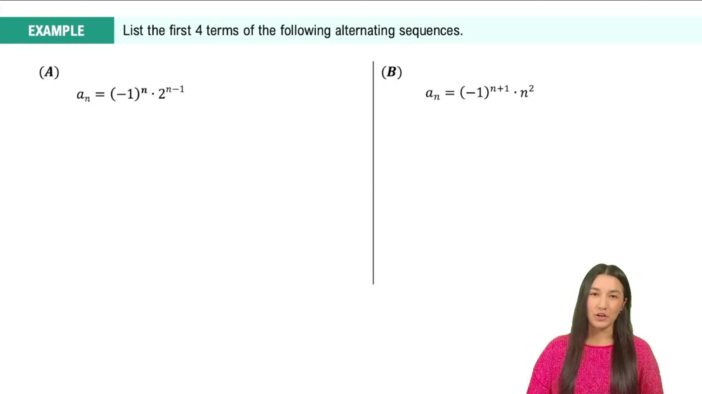 Intro to Sequences Example 1