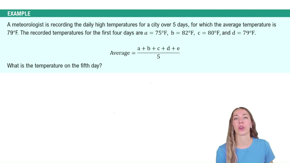 Solve a Formula for a Specific Variable Example 4