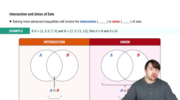 Intersection and Union of Sets