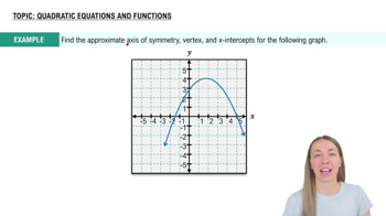 Intro to Graphing Quadratic Equations Example 1