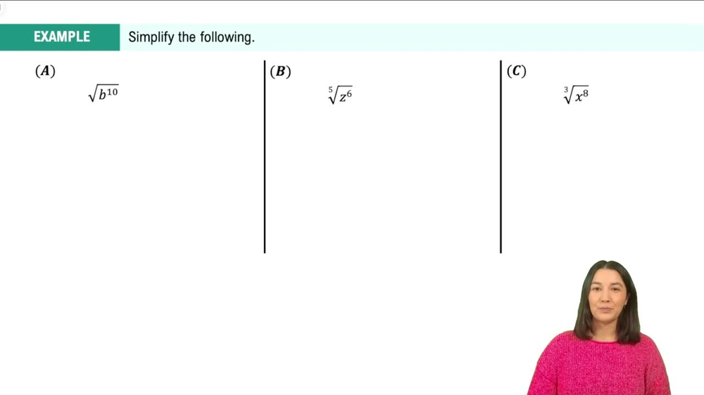 Simplifying Radicals Example 3