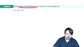 Finding the Slope of a Line Example 3