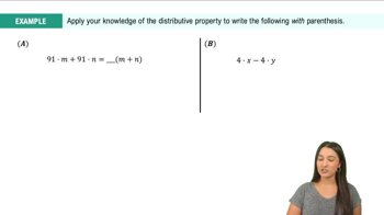 The Distributive Property Example 2