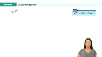 Basic Properties of Logarithms Example 1