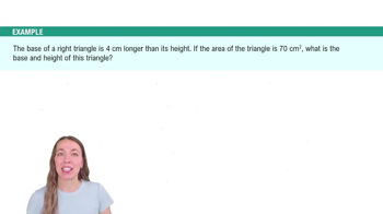 Applications of Quadratic Equations Example 3