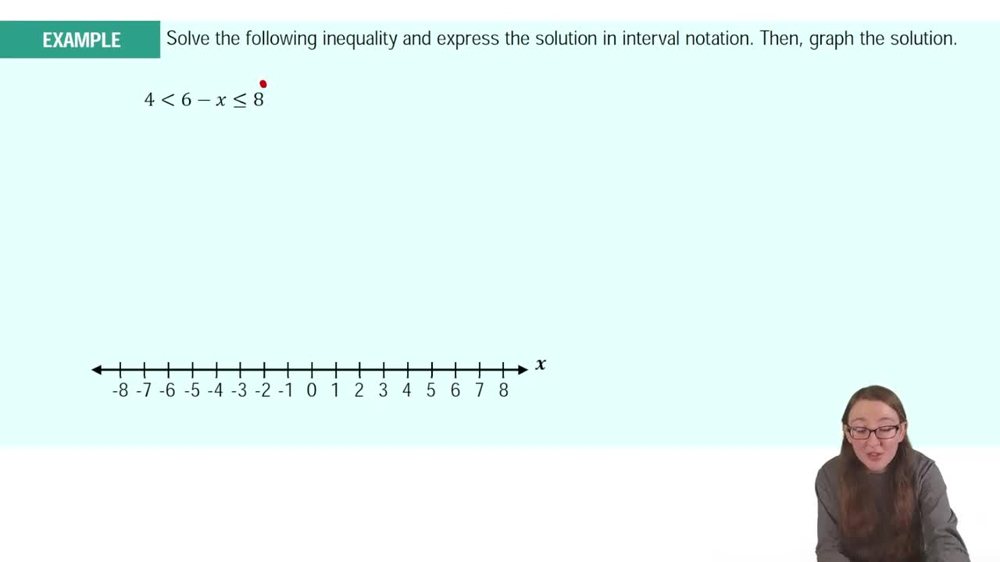 Solving Three Part Inequalities Example 4