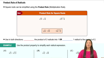 Product Rule of Radicals