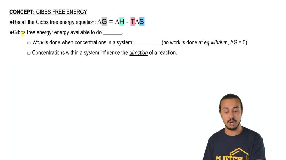Gibbs Free Energy Equation