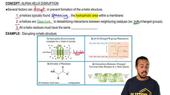 Alpha Helix Disruption