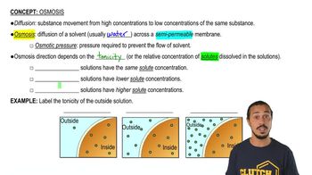 Osmosis and Tonicity