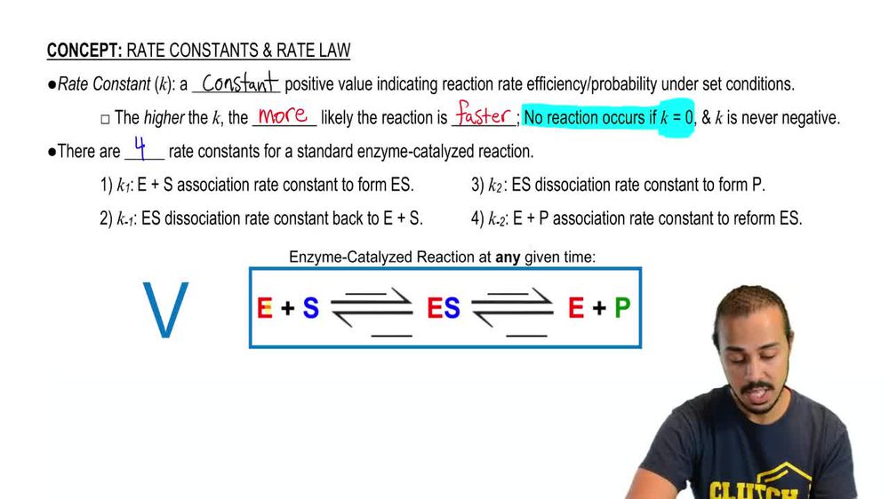 Rate Constants and Rate Law