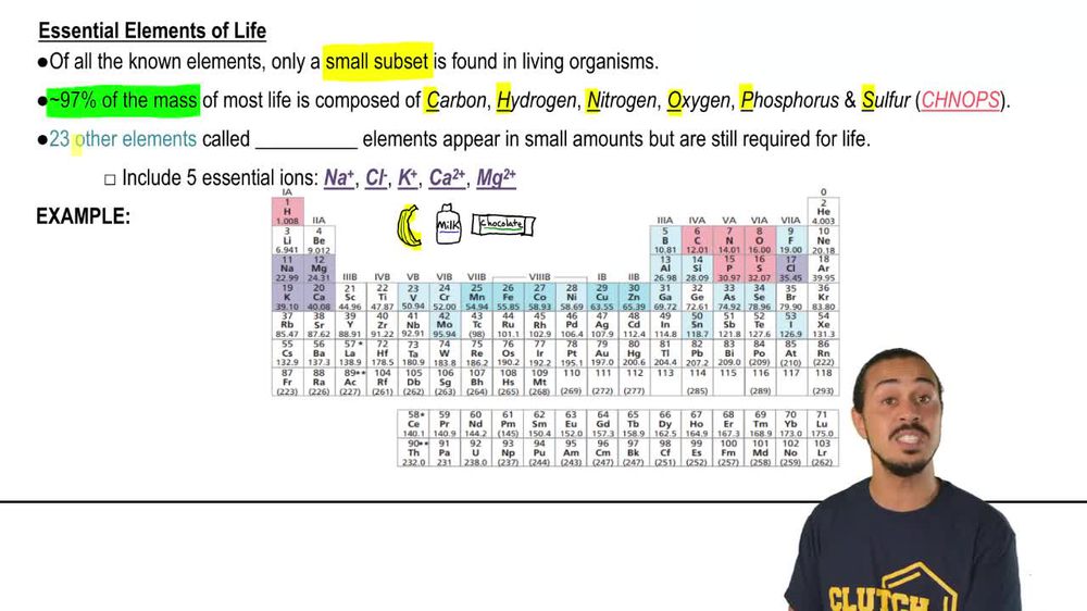Essential Elements of Life