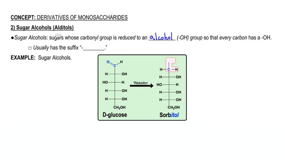 Derivatives of Monosaccharides 