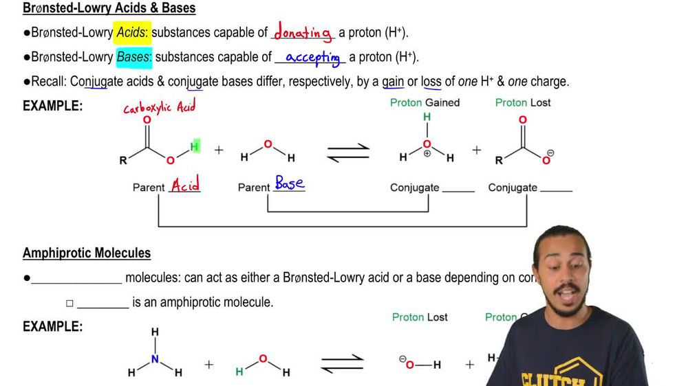 Br∅nsted-Lowry Acids & Bases