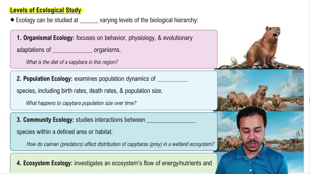 Levels of Ecological Study