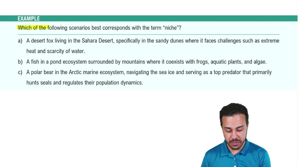 Introduction to Ecology Example 1
