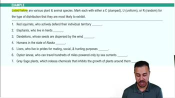 Introduction to Population Ecology Example 3