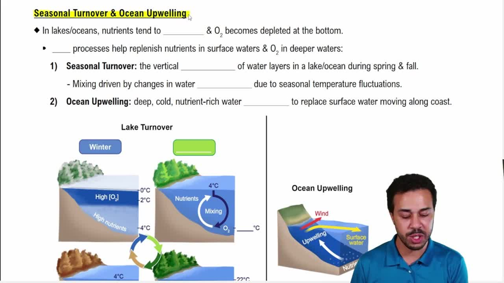 Seasonal Turnover & Ocean Upwelling