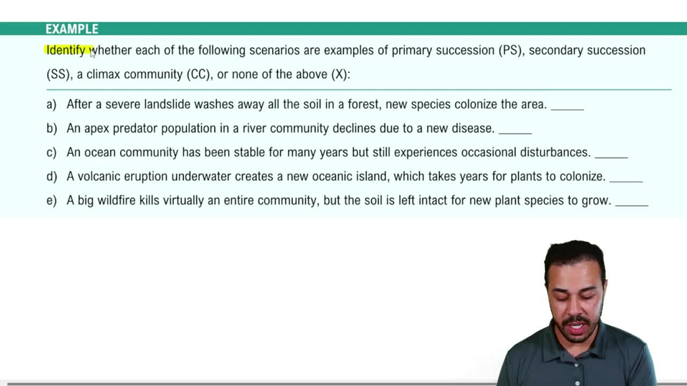 Community Dynamics Example 1