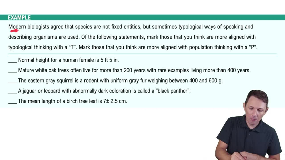 Introduction to Evolution and Natual Selection Example 2