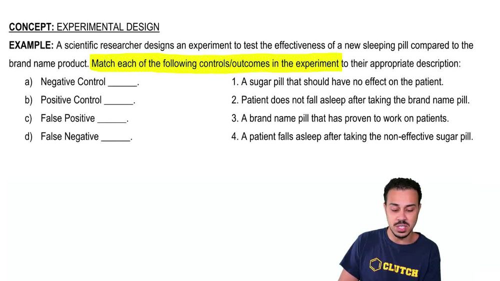 Experimental Design Example 1 