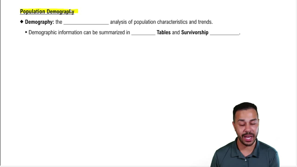 Population Demography