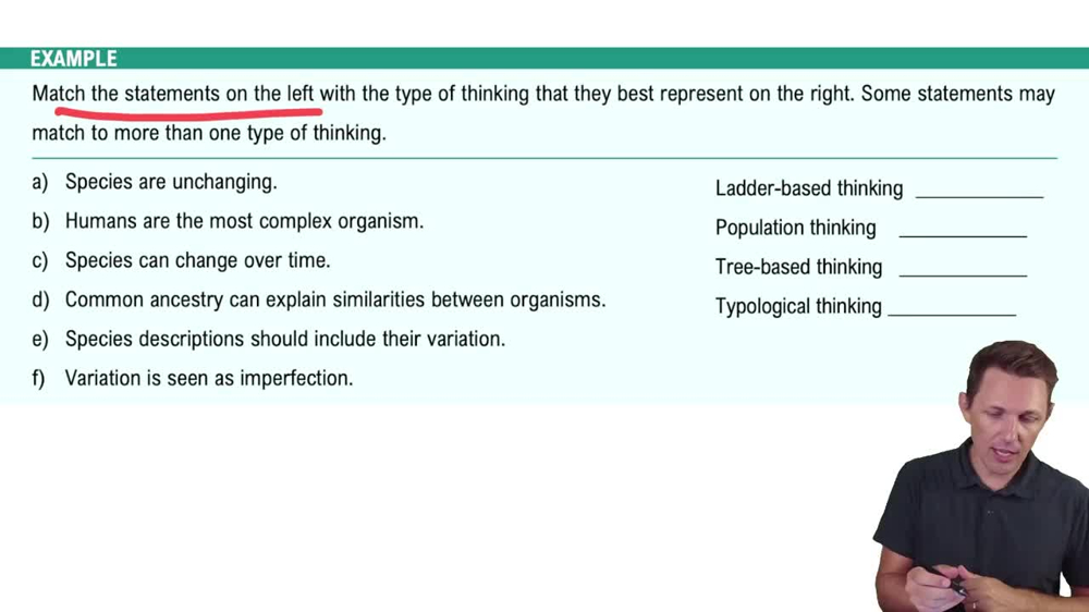 Introduction to Evolution and Natual Selection Example 3