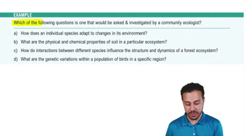 Introduction to Ecology Example 2