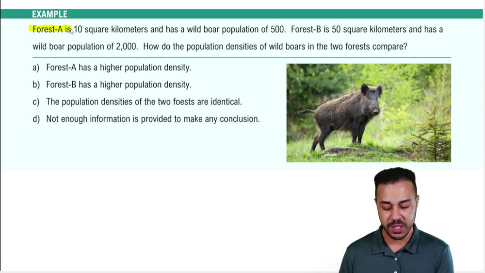Introduction to Population Ecology Example 1
