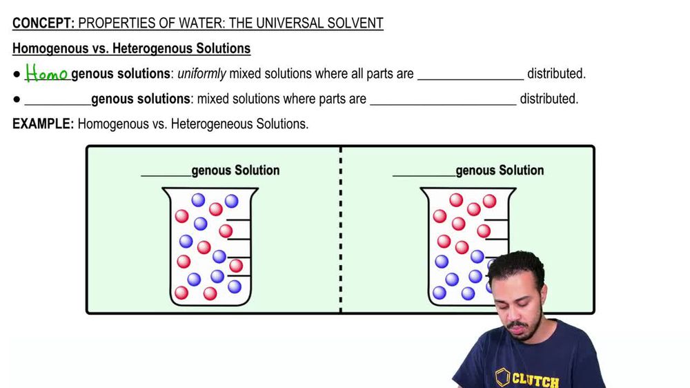 Homogenous vs. Heterogenous Solutions