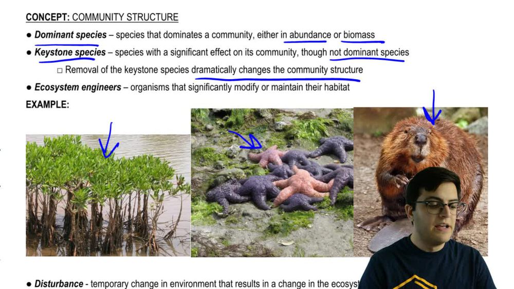 Key Species and Enviornmental Disturbances