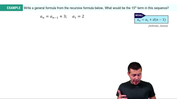Arithmetic Sequences - General Formula Example 1