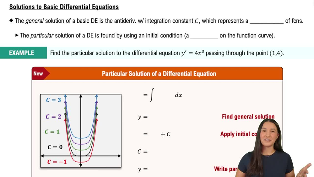 Solutions to Basic Differential Equations