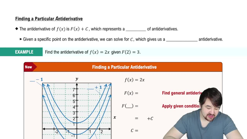 Finding a Particular Antiderivative