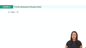 Critical Points Example 2