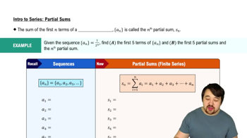 Intro to Series: Partial Sums