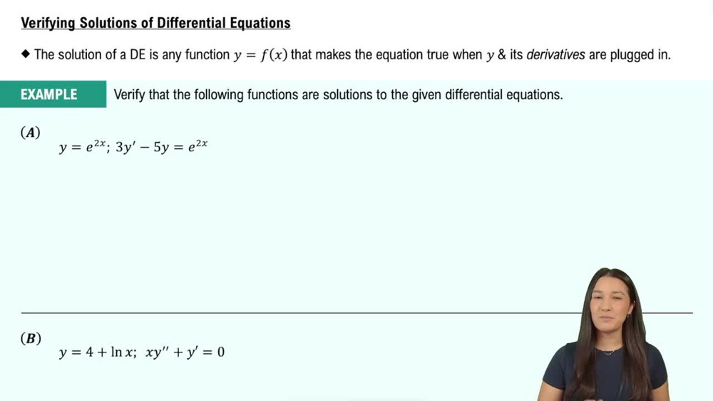 Verifying Solutions of Differential Equations