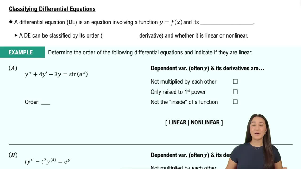 Classifying Differential Equations