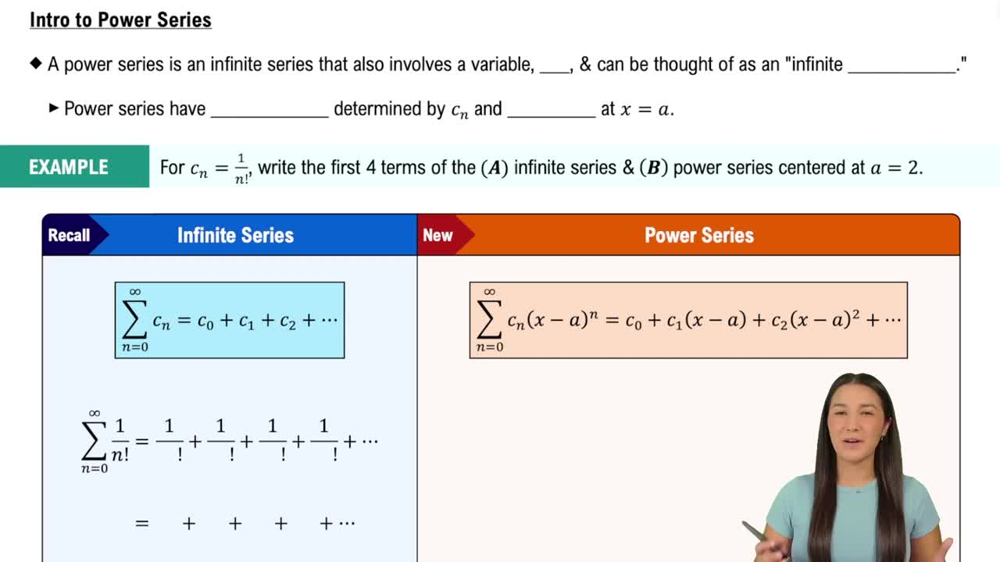 Intro to Power Series